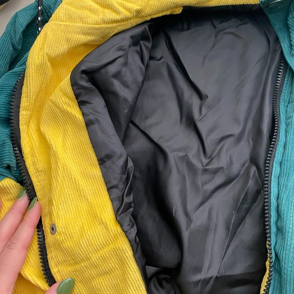 Zaful XL Corduroy Retro 90s zip up Jacket - Picture 3 of 5